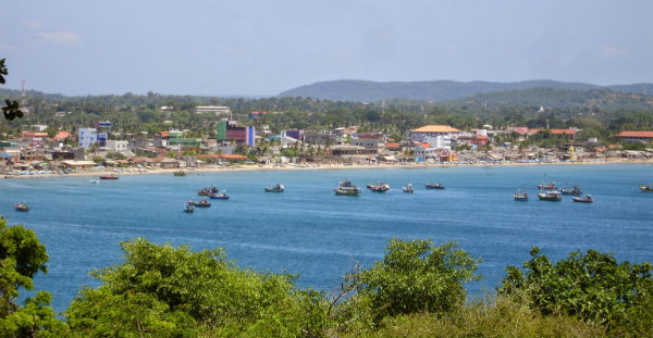 Udsigt indover Trincomalee