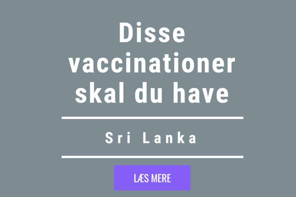 Vaccinationer til sri lanka